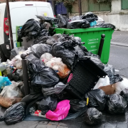 Grève, poubelles, Paris