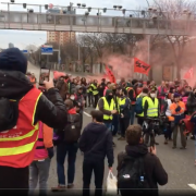 Retraites, périphérique, blocage, CGT