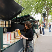 Jeux olympiques, bouquinistes, Paris