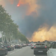 Argelès, incendie, évacuation