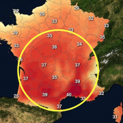 Eté, canicule, alerte, chaleur, chaud, beau