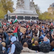 Manifestation, Palestine, République, Paris