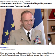 Sahara, Maroc, Clément-Bollée général