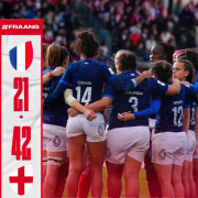 Rugby, Tournoi F, France, Angleterre
