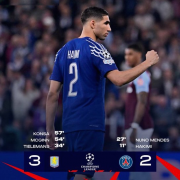 Ligue champions, PSG, Aston Villa