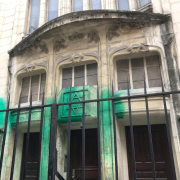 peinture, juifs, synagoue, vert, Mémorial, Paris