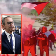 Drapeau opalestinien, Gaza, Palestine, Retailleau, non