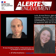 Alerte enlèvement, Lucie, retrouvée, Orne, Dompierre, 