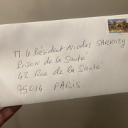 Nicolas Sarlozy, prison de la Santé, 5 ans, association malfaiteurs, lettres, colis