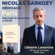 Nicolas Sarkozy, dédicace, livre, Paris