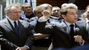 Hollande, Bayrou, Sarkozy