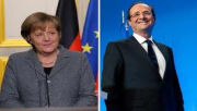 Merkel, Hollande