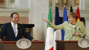 Hollande, Merkel, Europe