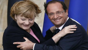 Hollande, Merkel, Euro