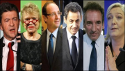 élection présidentielle, François Hollande, Nicolas Sarkozy, Marine Le Pen, François Bayrou, UMP, PS, FN, Modem