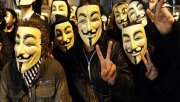 Anonymous, internet, Hadopi, ACTA, manifestations